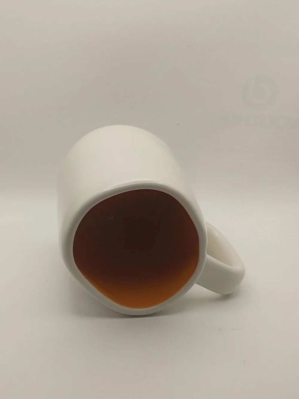 THANKFUL Rae Dunn Artisan Collection By Magenta Coffee Mug White With Orange Int